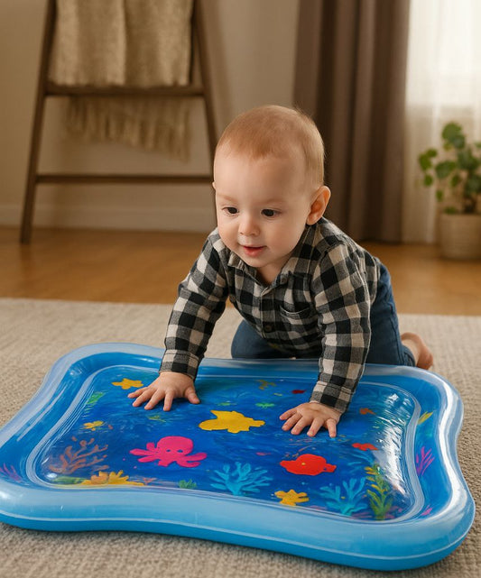 Baby Tummy Time Water Play Mat – Brain Development & Fun Activity